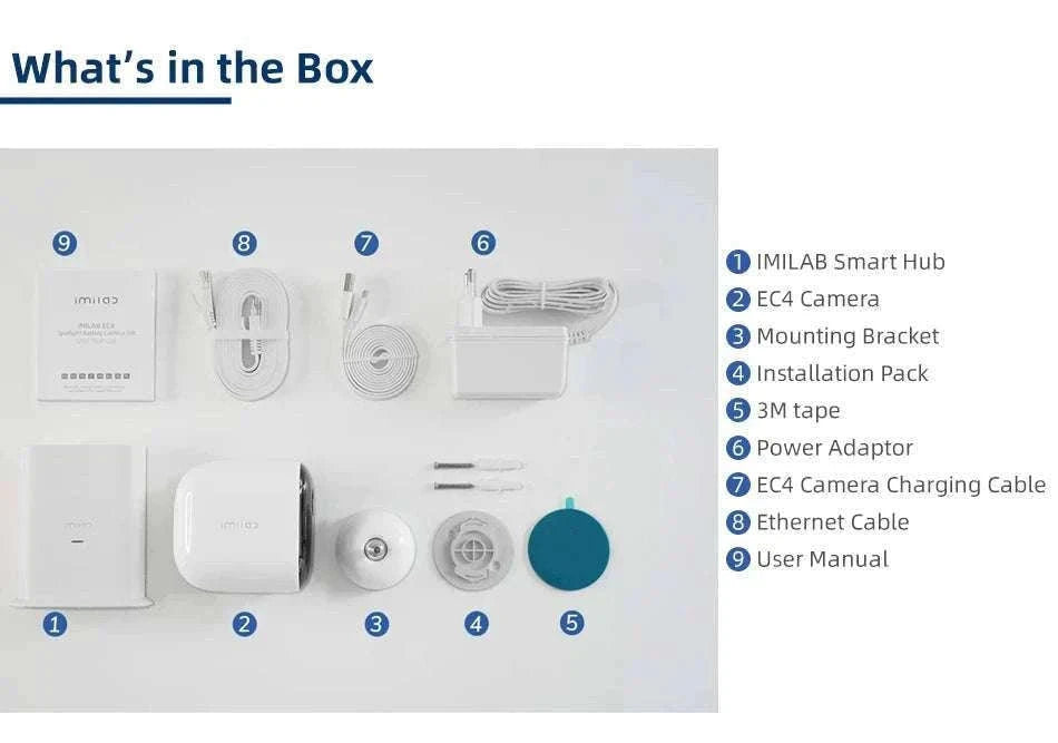 2.5K Solar WiFi Security Camera with Battery & Two-Way Audio-EU Plug / United States / 1 Camera 1Hub