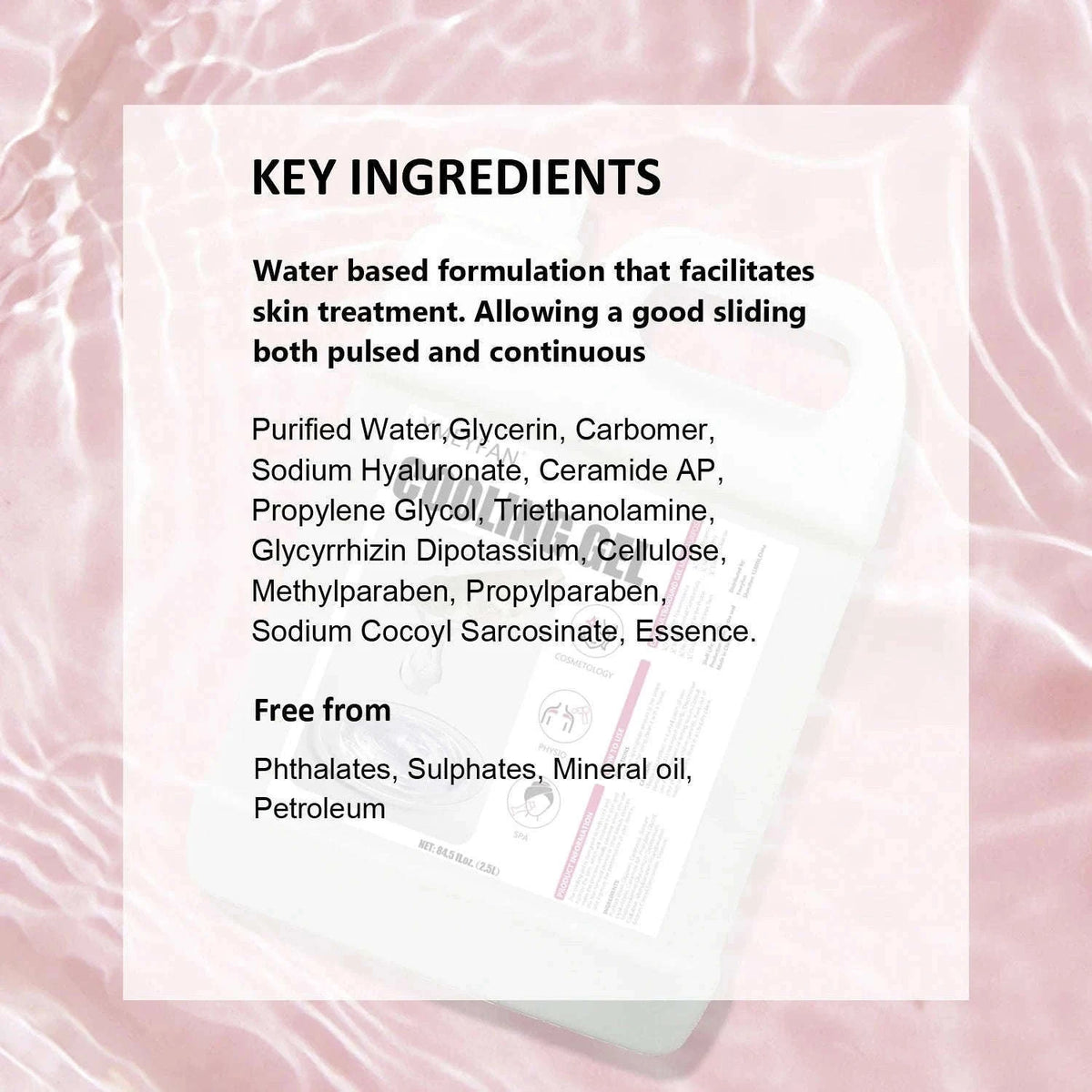 2.5L Clear Conductive Gel for Ultrasound and Beauty Devices-2.5L / CZECH REPUBLIC