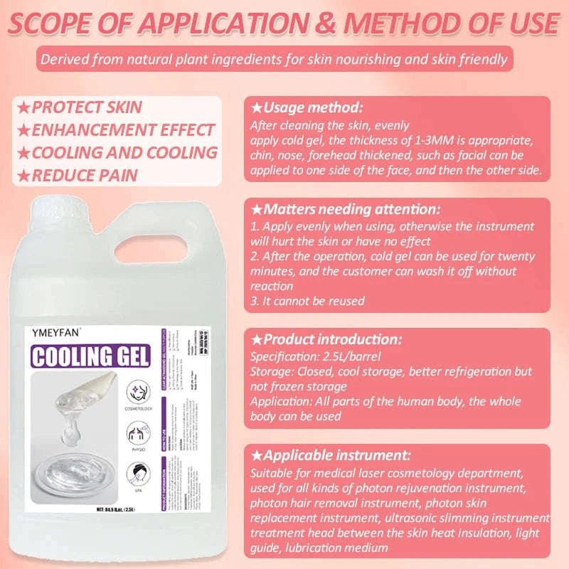 2.5L Clear Conductive Gel for Ultrasound and Beauty Devices-2.5L / CZECH REPUBLIC