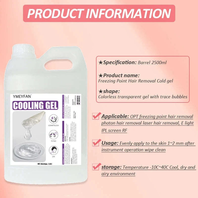 2.5L Clear Conductive Gel for Ultrasound and Beauty Devices-2.5L / CZECH REPUBLIC