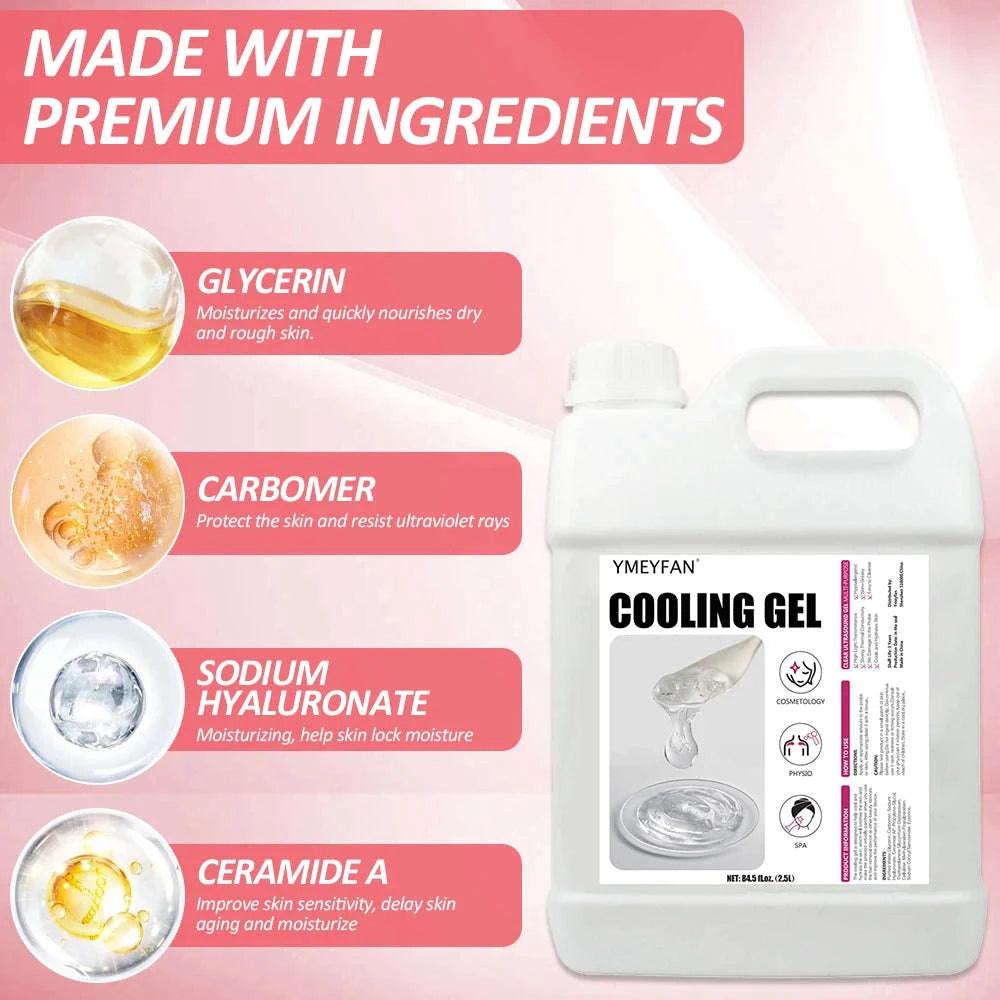 2.5L Clear Conductive Gel for Ultrasound and Beauty Devices-2.5L / CZECH REPUBLIC