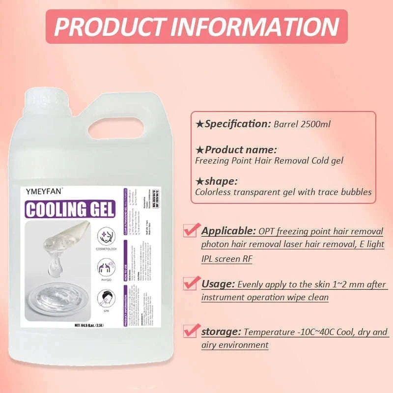 2.5L Clear Conductive Gel for Ultrasound and Beauty Devices-2.5L / CZECH REPUBLIC