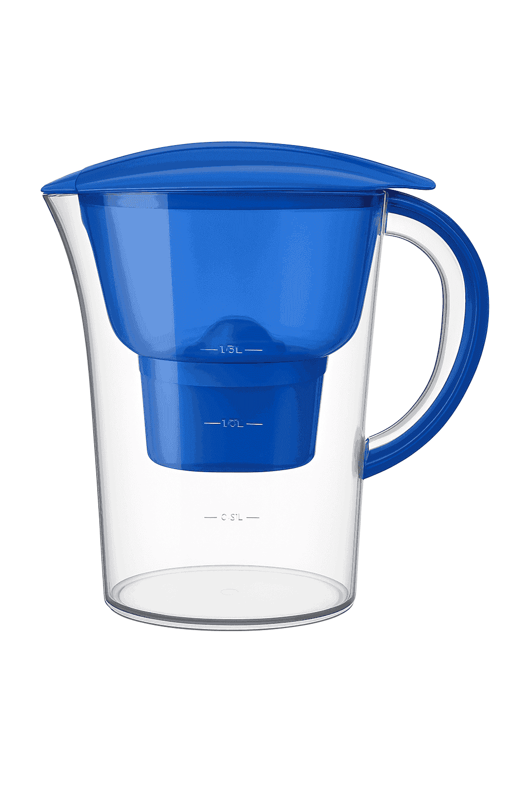 2.5L Water Filter Pitcher with Four-Layer Filtration-Default Title