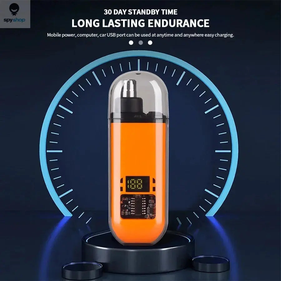 2 In 1 Electric Portable Ear And Nose Hair Trimmer Clipper 2024 Professional Painless Portable Eyebrow For Men Spy-shop.com