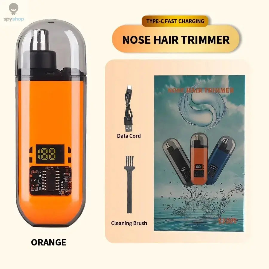 2 In 1 Electric Portable Ear And Nose Hair Trimmer Clipper 2024 Professional Painless Portable Eyebrow For Men Spy-shop.com