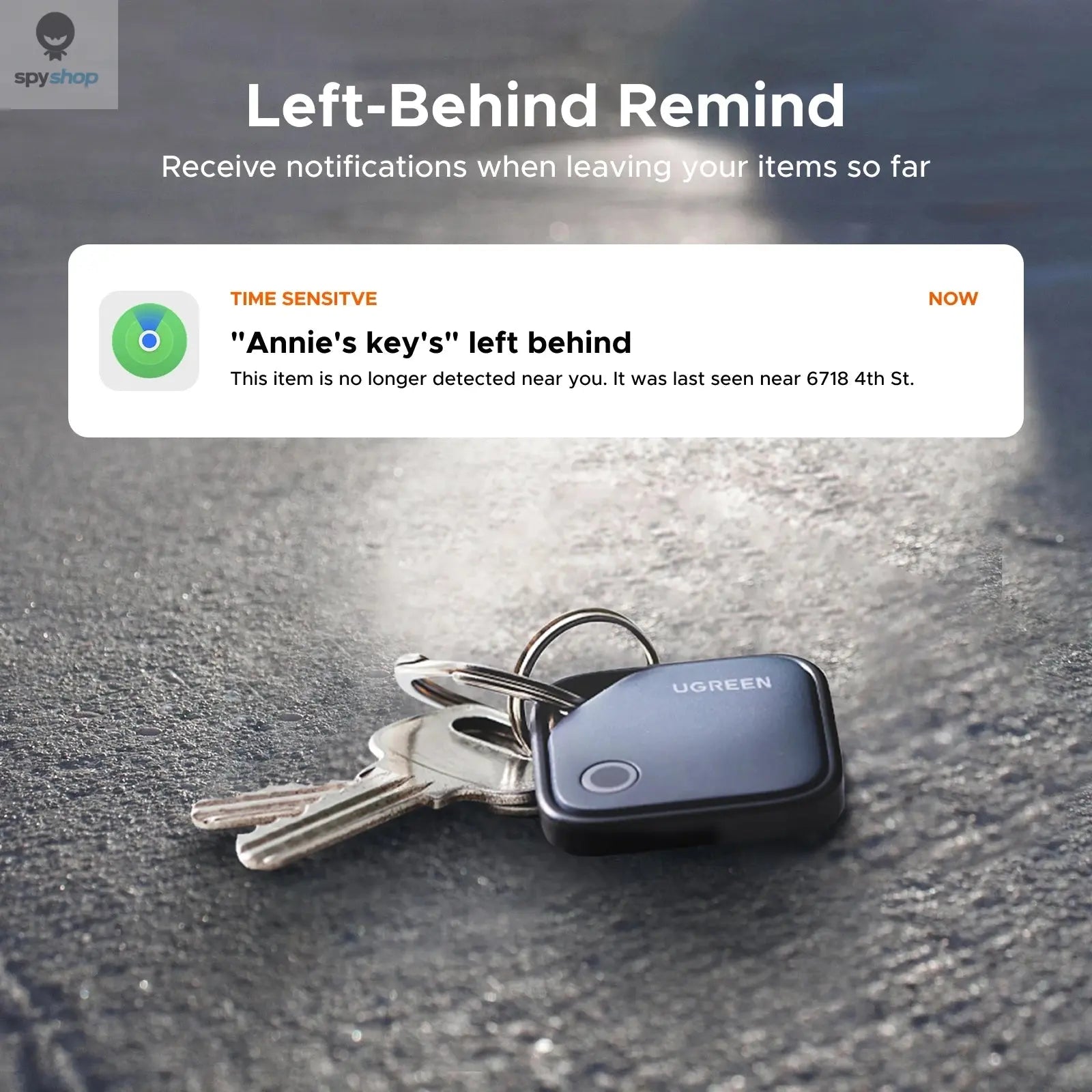 【2-Pack】 Smart Tag Bluetooth Tracker, Keys Finder Item Locator SmartTag Up to 2 Year Battery For iPhone Apple Find My (only IOS) 