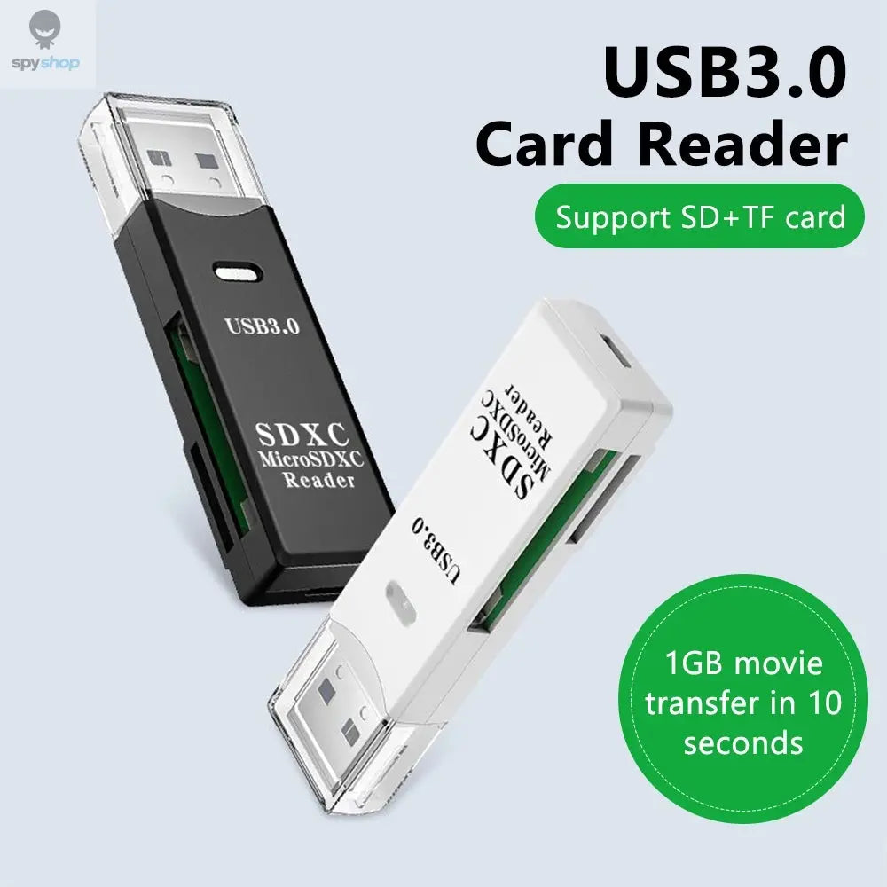 2 in 1 USB 3.0 Card Reader Micro TF sd card Reader usb adapter High Speed Cardreader TF Memory card For PC Laptop Accessories Spy-shop.com