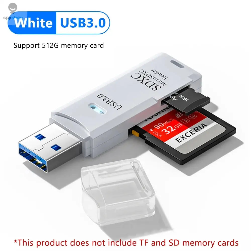 2 in 1 USB 3.0 Card Reader Micro TF sd card Reader usb adapter High Speed Cardreader TF Memory card For PC Laptop Accessories Spy-shop.com