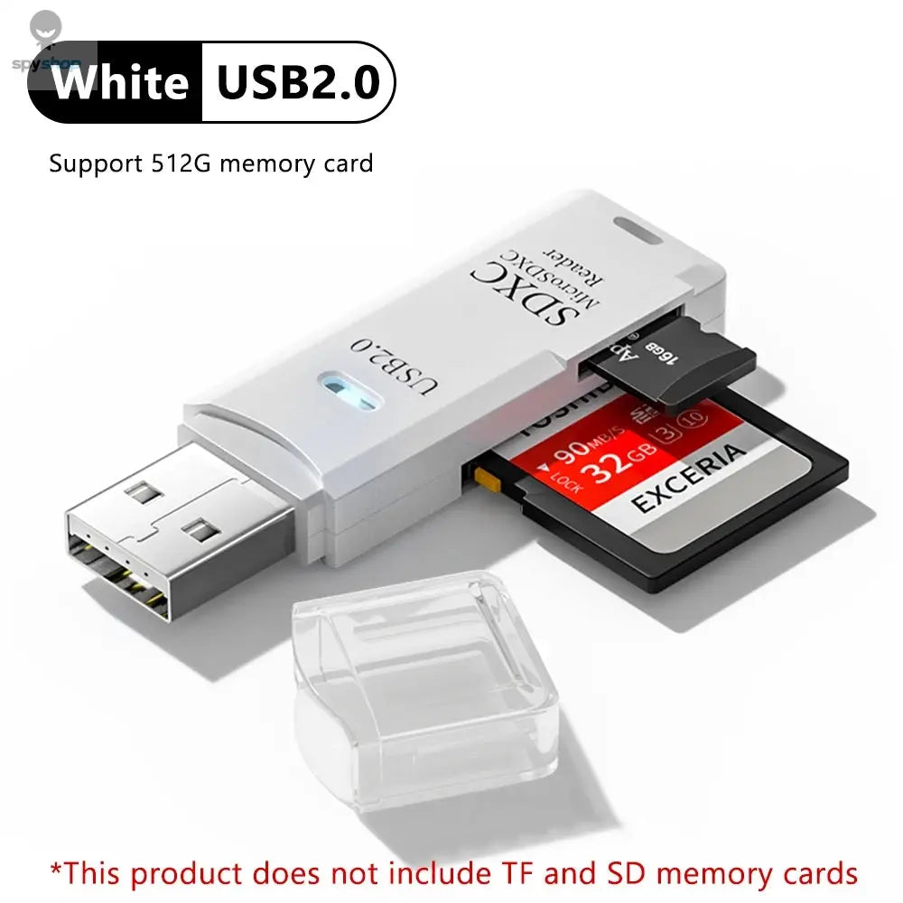 2 in 1 USB 3.0 Card Reader Micro TF sd card Reader usb adapter High Speed Cardreader TF Memory card For PC Laptop Accessories Spy-shop.com