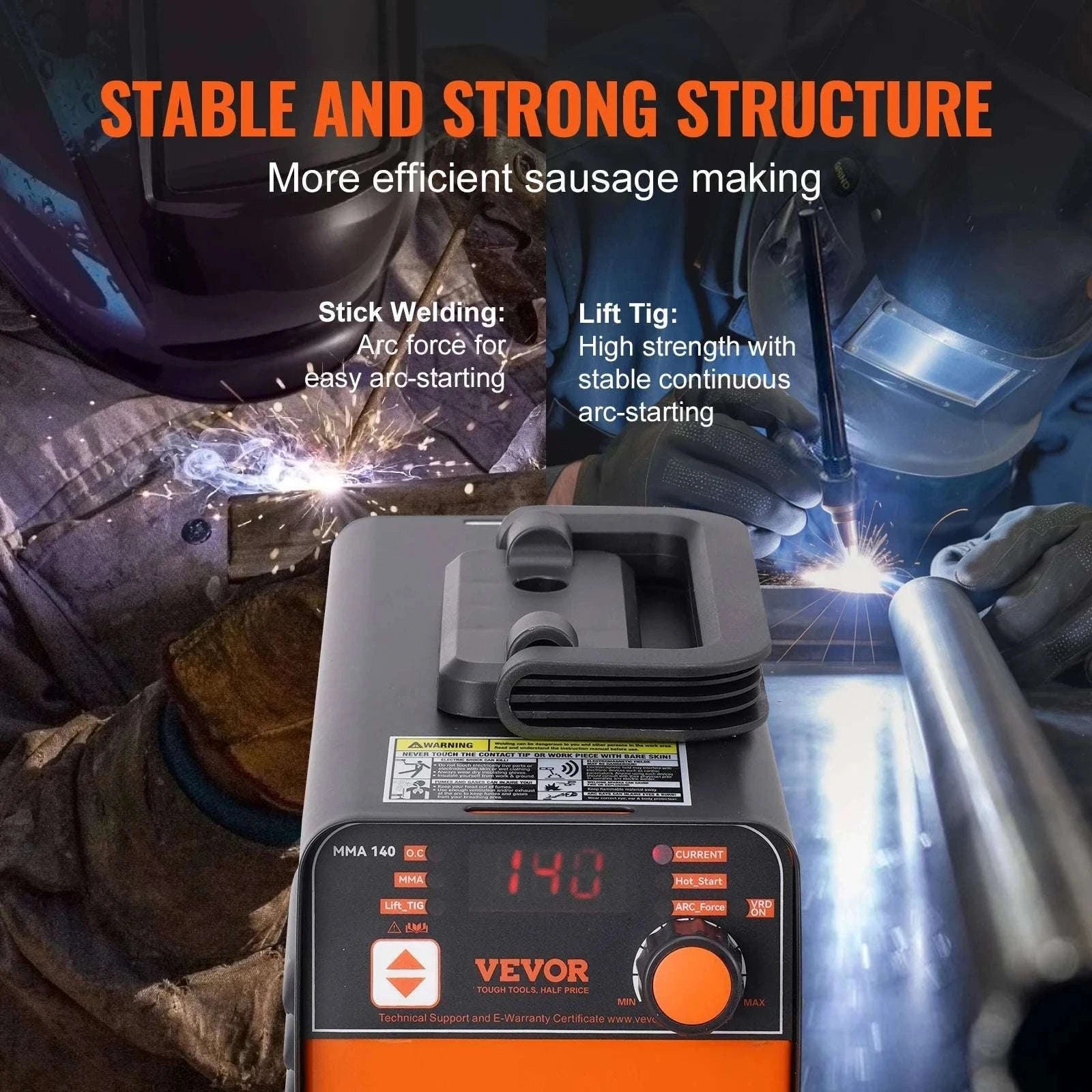 2-in-1 ARC & Lift TIG Welder Machine with IGBT and Hot Start-200A / Poland