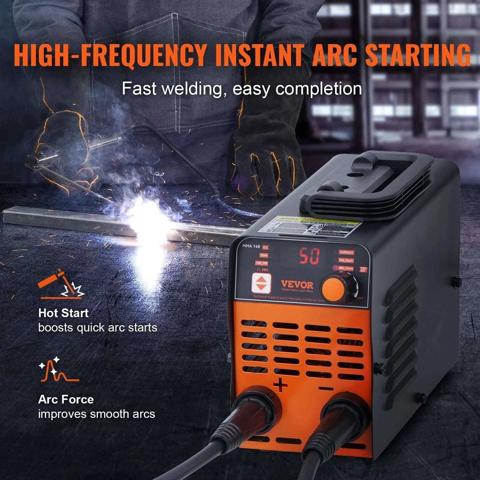 2-in-1 ARC & Lift TIG Welder Machine with IGBT and Hot Start-200A / Poland
