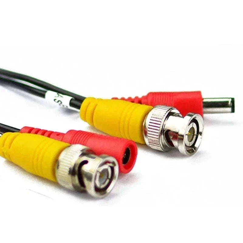 2-in-1 BNC Video Power Cable for CCTV Camera Wiring-5M