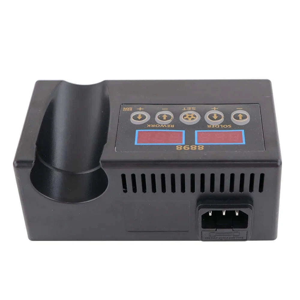 2‑in‑1 Digital Soldering & Hot Air Rework Station-Complex Version / 110V US Plug