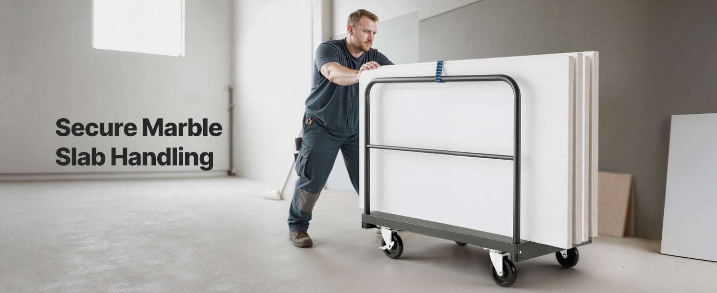 2-in-1 Drywall Cart Dolly 1800 lbs Steel Panel Truck 36x24 Platform-1800 lbs / United States
