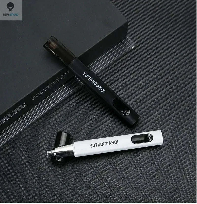 2‑in‑1 Electric Ear & Nose Hair Trimmer – Compact, Washable, Precision Grooming-orange