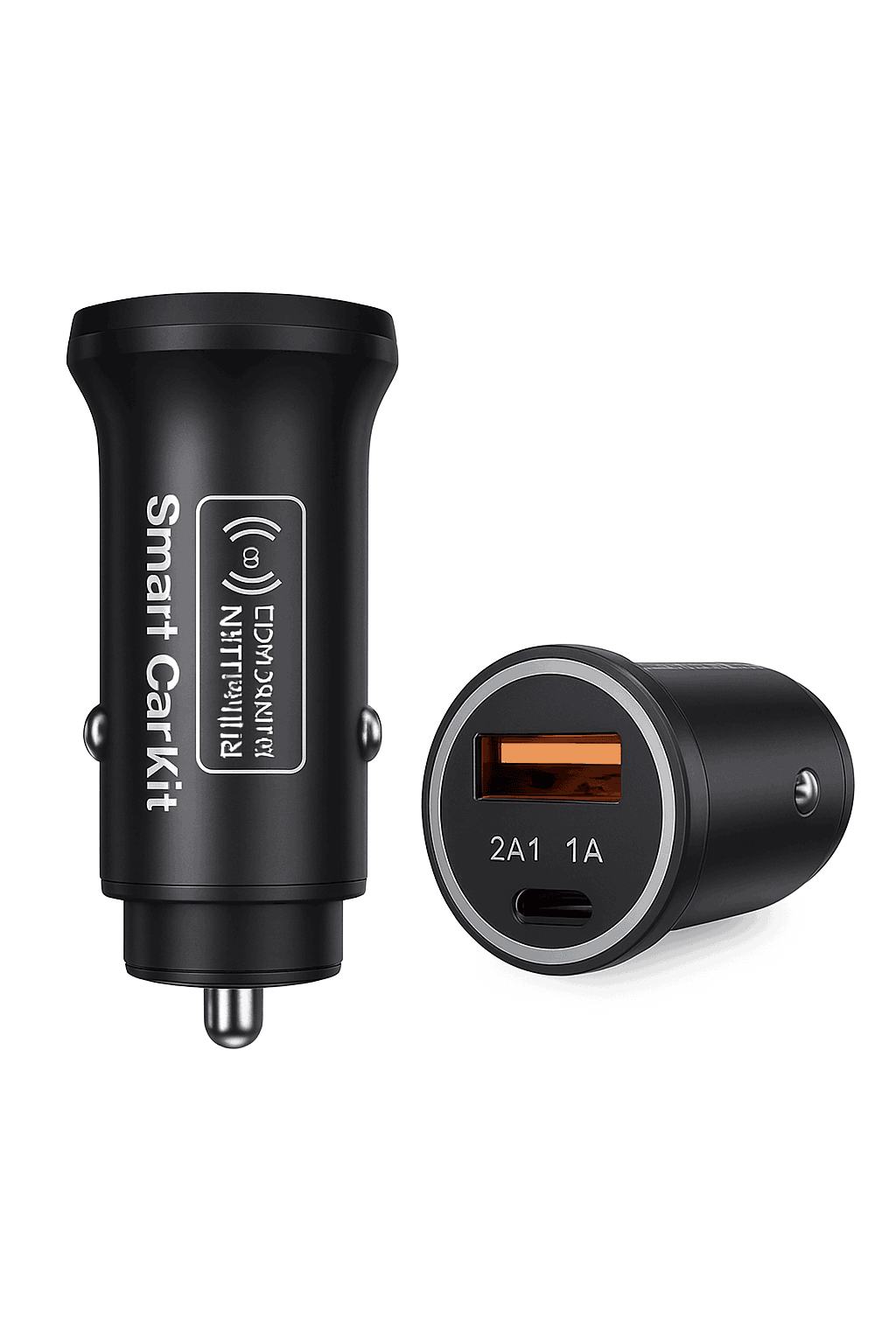 2-in-1 GPS Car Charger for iPhone with 20W Fast Charging-AP200