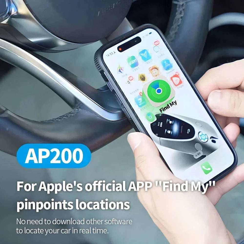 2-in-1 GPS Car Charger for iPhone with 20W Fast Charging-AP200