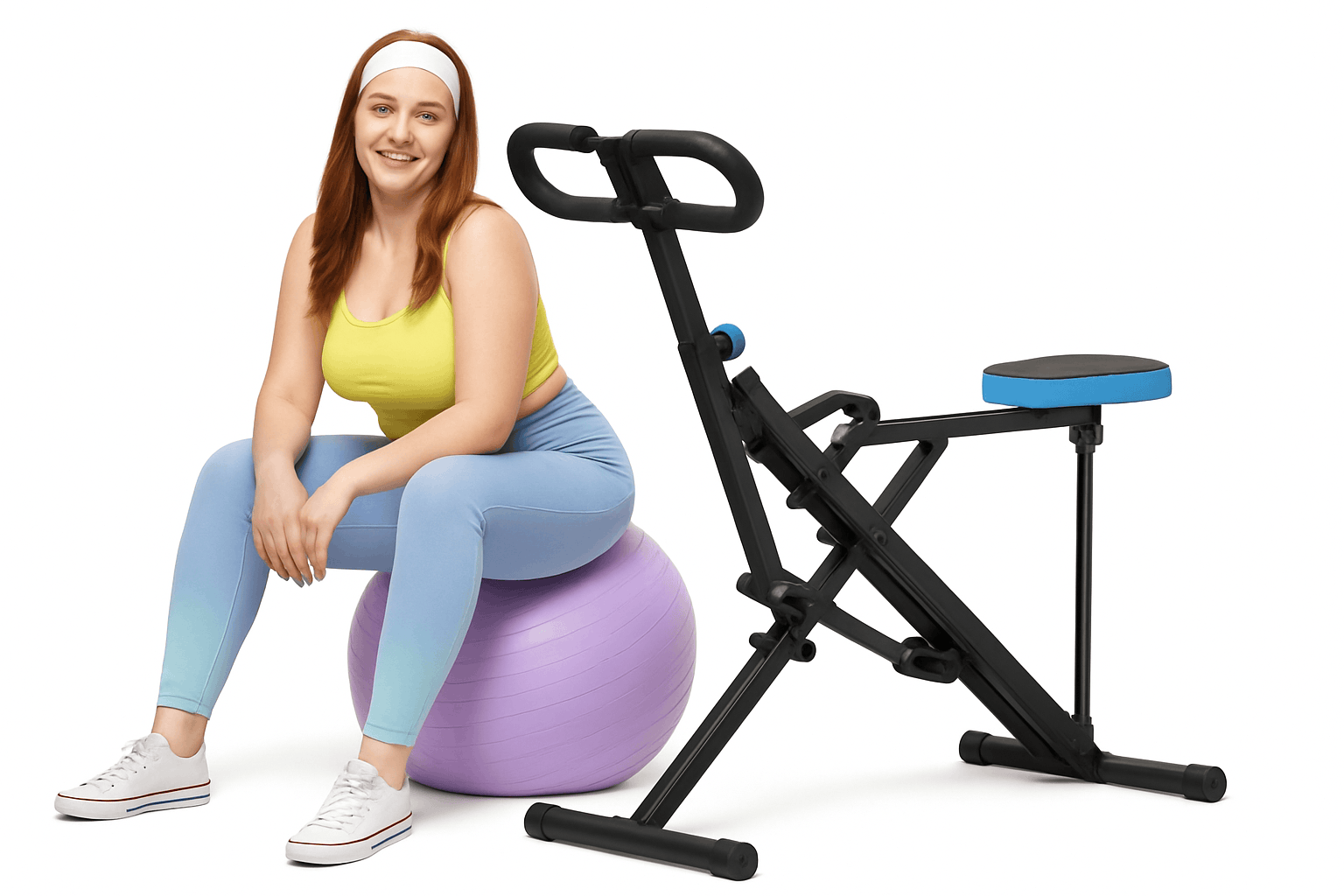 2-in-1 Squat and Rowing Machine Foldable Home Gym Trainer-R07WZ / United States