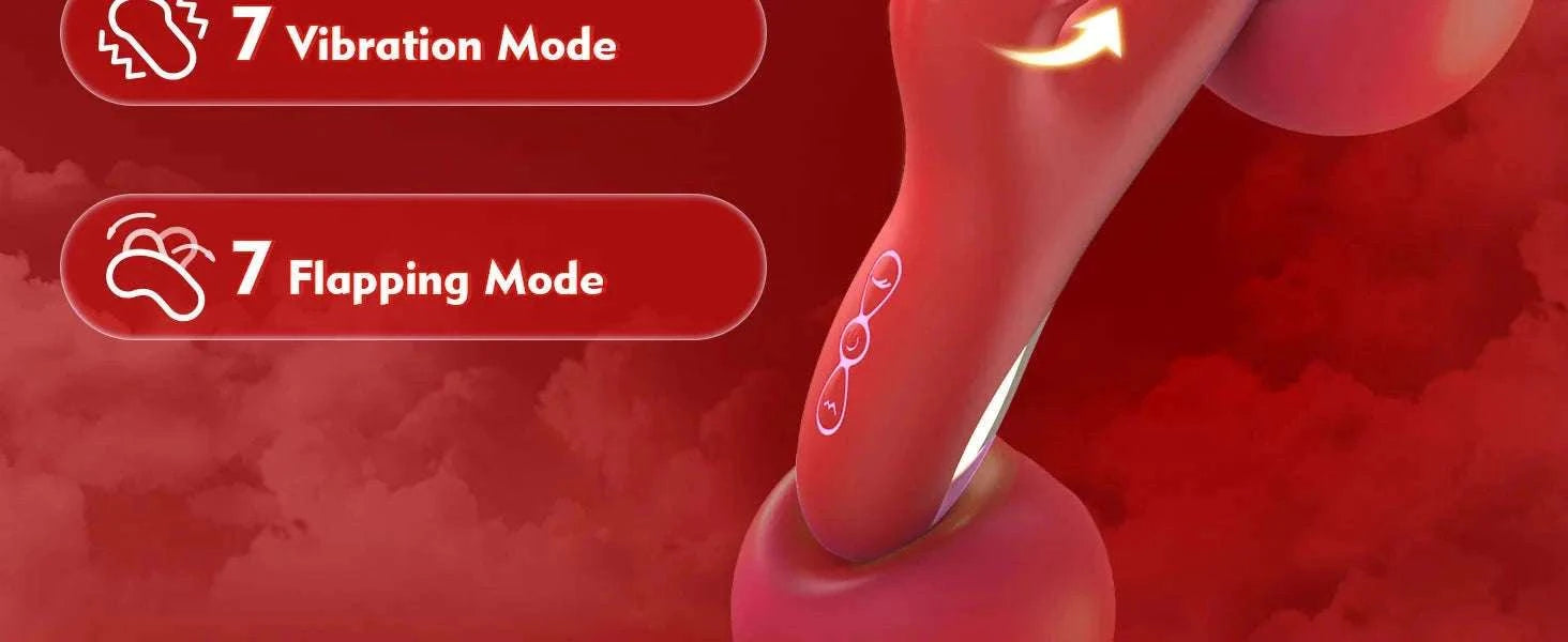 2 in 1 Tongue Licking Dildo Vibrator-
