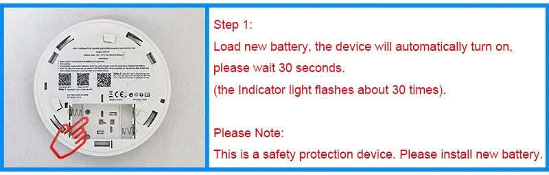 2-in-1 WiFi Smart CO & Smoke Detector Alarm-CS01W WiFi Function