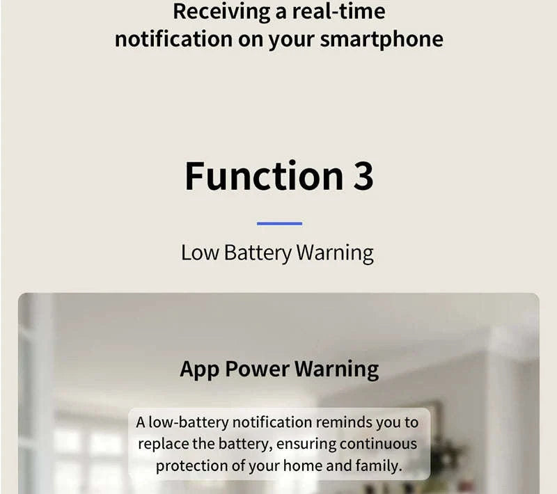 2-in-1 WiFi Smart CO & Smoke Detector Alarm-CS01W WiFi Function