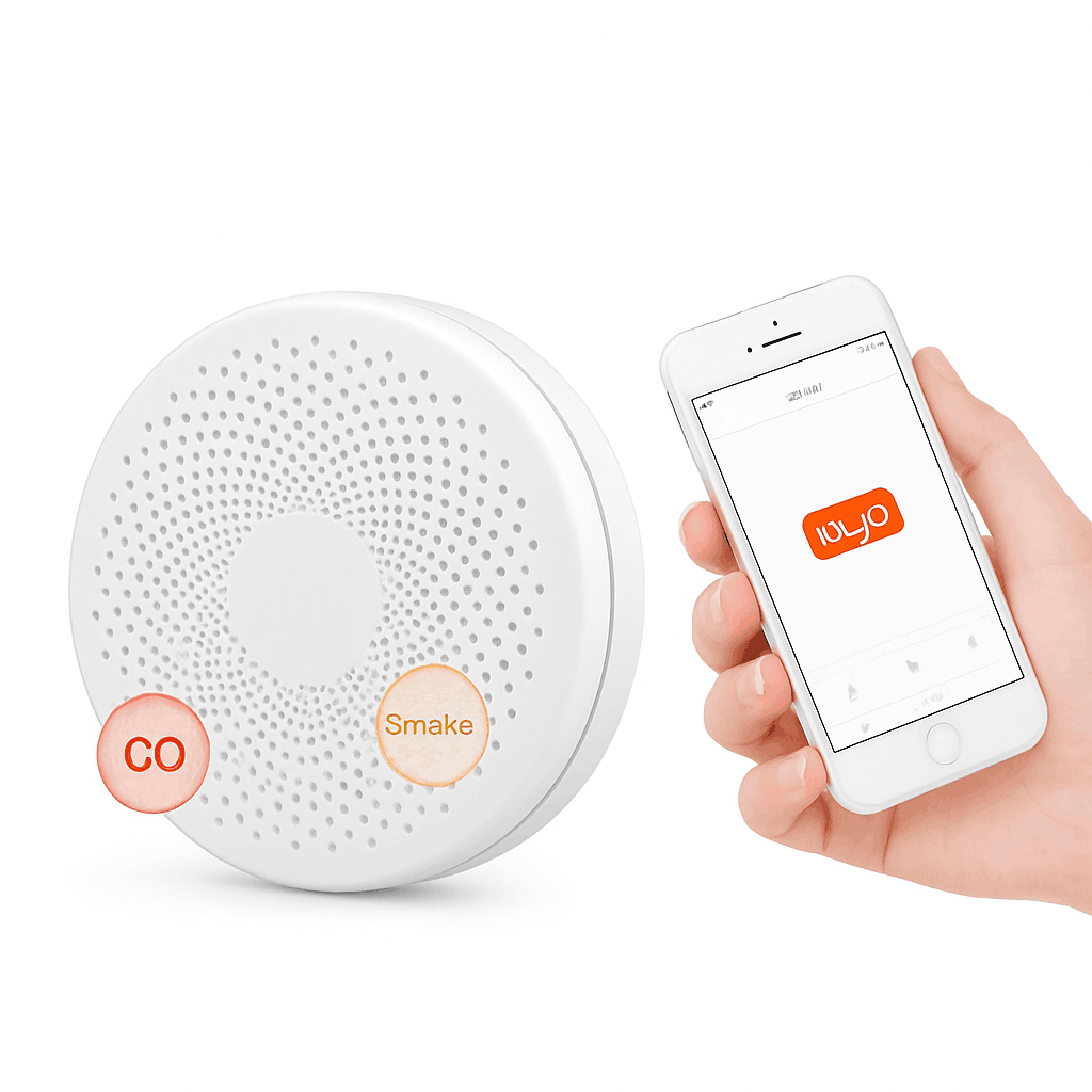 2-in-1 WiFi Tuya Smart CO and Smoke Detector Alarm-CS01W WiFi Function
