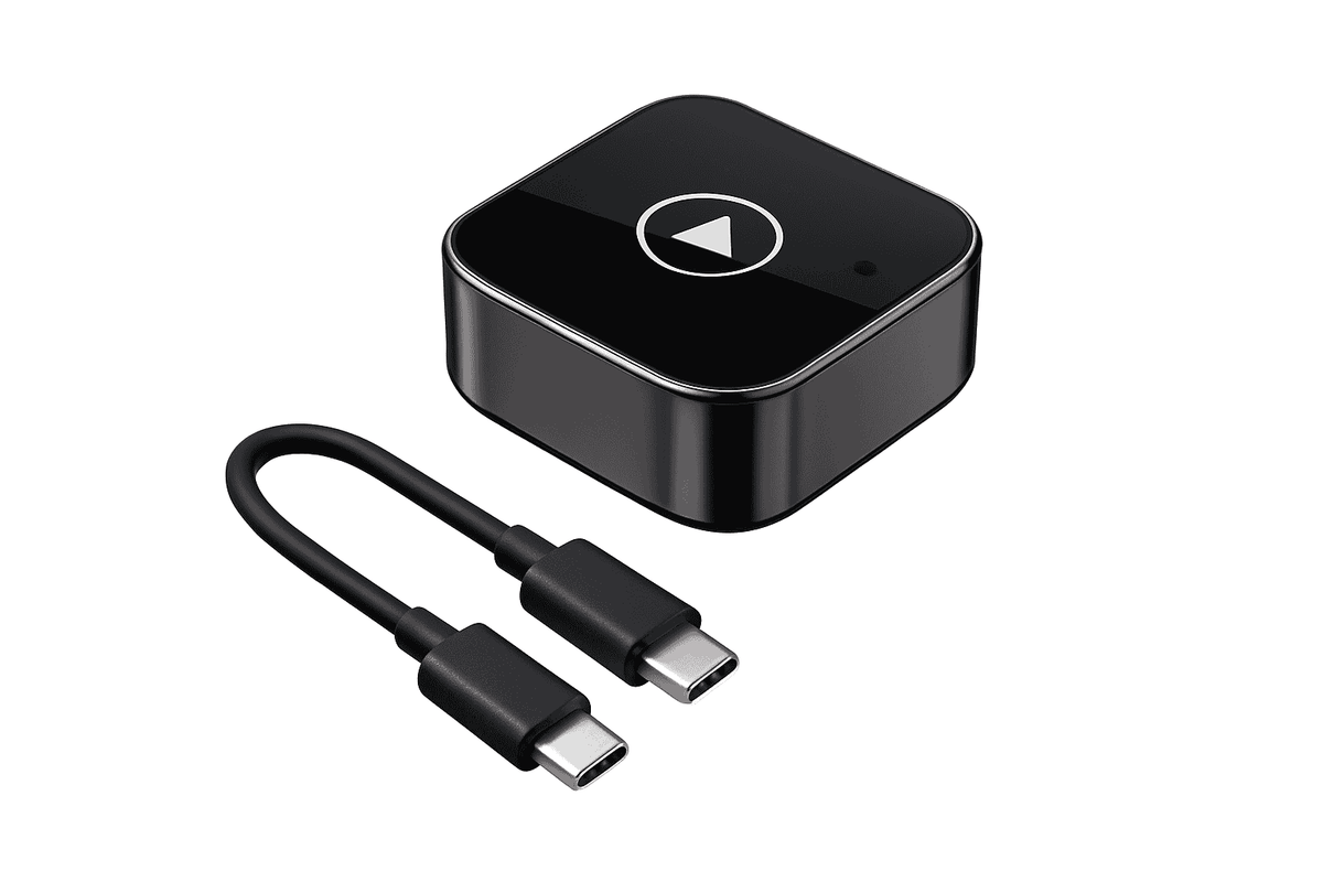 2-in-1 Wireless CarPlay Adapter for Plug-and-Play Driving-Adapter