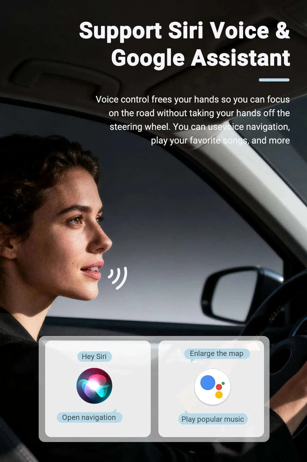 2-in-1 Wireless CarPlay Android Auto Adapter-carplay and auto / China Mainland