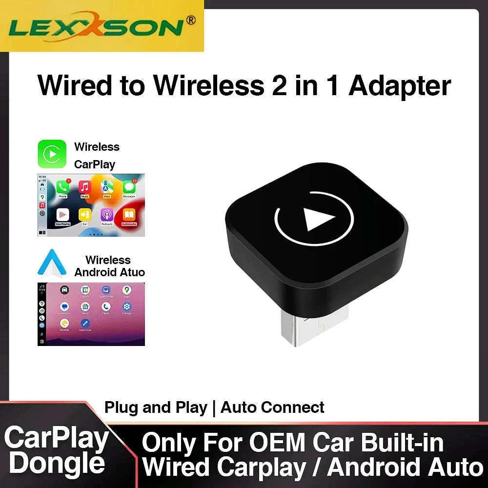 2-in-1 Wireless Phone Connection Adapter-Default Title