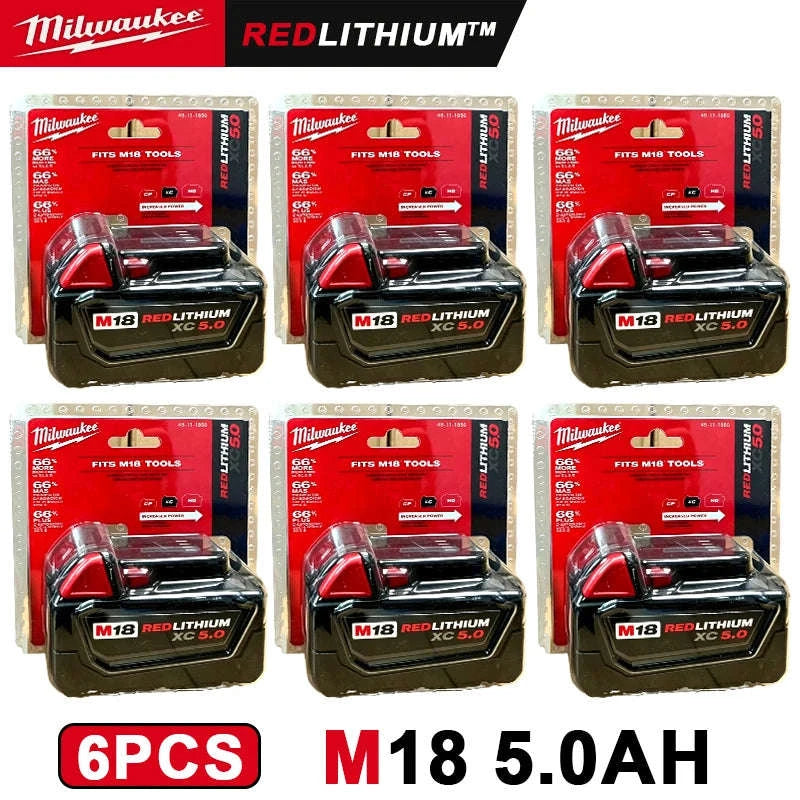 2-Pack 18V 5.0Ah Rechargeable Battery Pack-4pcs / 18V / United States