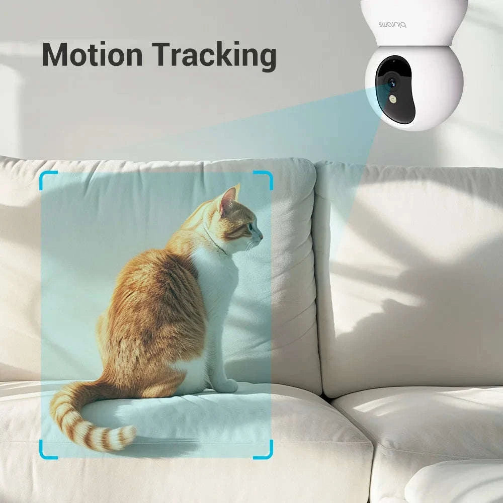 2-Pack 2K Indoor Security Camera with One-Touch Call-EU Plug / spain