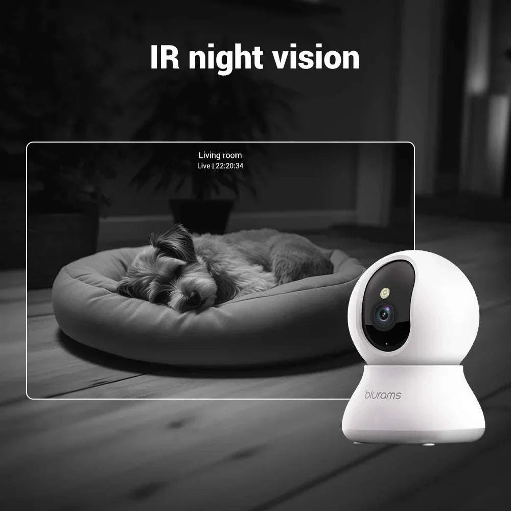 2-Pack 2K Indoor Security Camera with One-Touch Call-EU Plug / spain