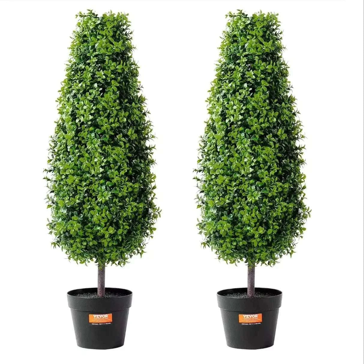 2 Pack 36" Artificial Boxwood Topiary Trees for Indoor & Outdoor Decor-green / United States