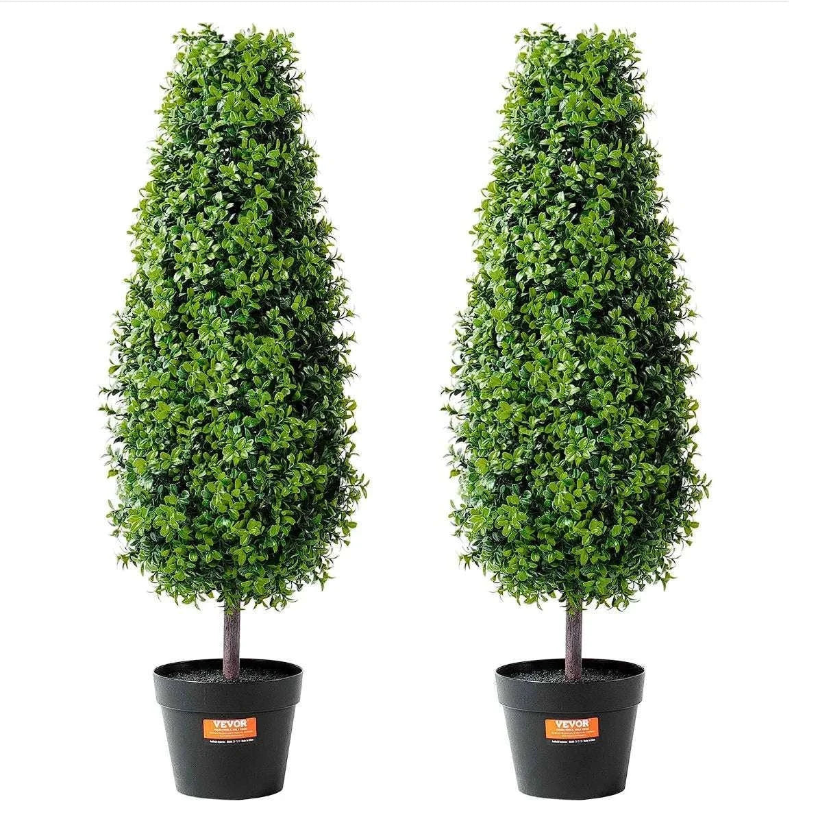 2 Pack 36" Artificial Boxwood Topiary Trees for Indoor & Outdoor Decor-green / United States