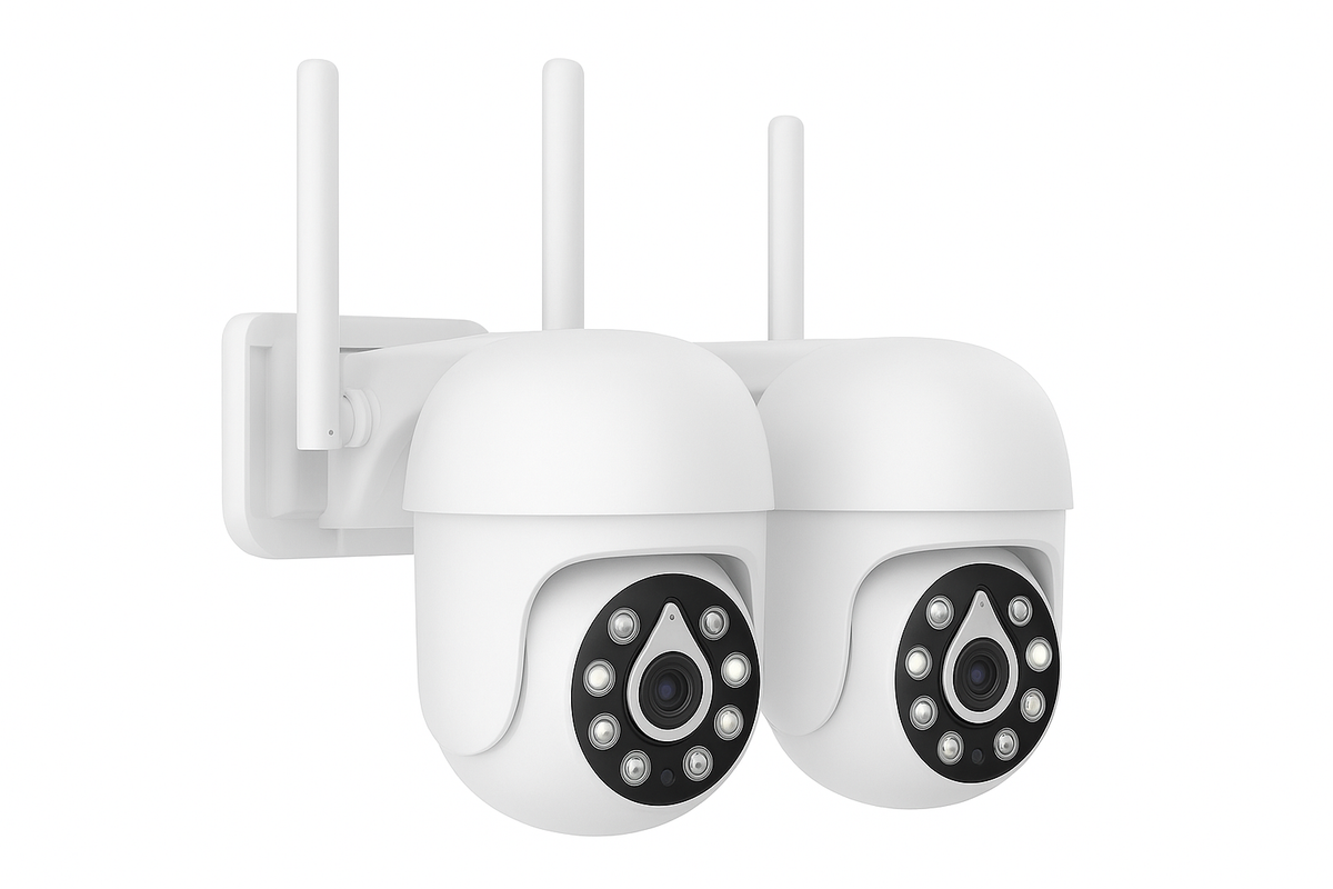 2-Pack 5MP Wireless IP Security Camera with Two-Way Audio