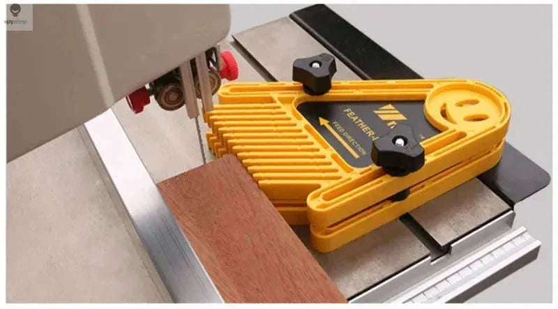 2 Pack Adjustable Featherboard Safety Guide for Cleaner Cuts-Yellow Set