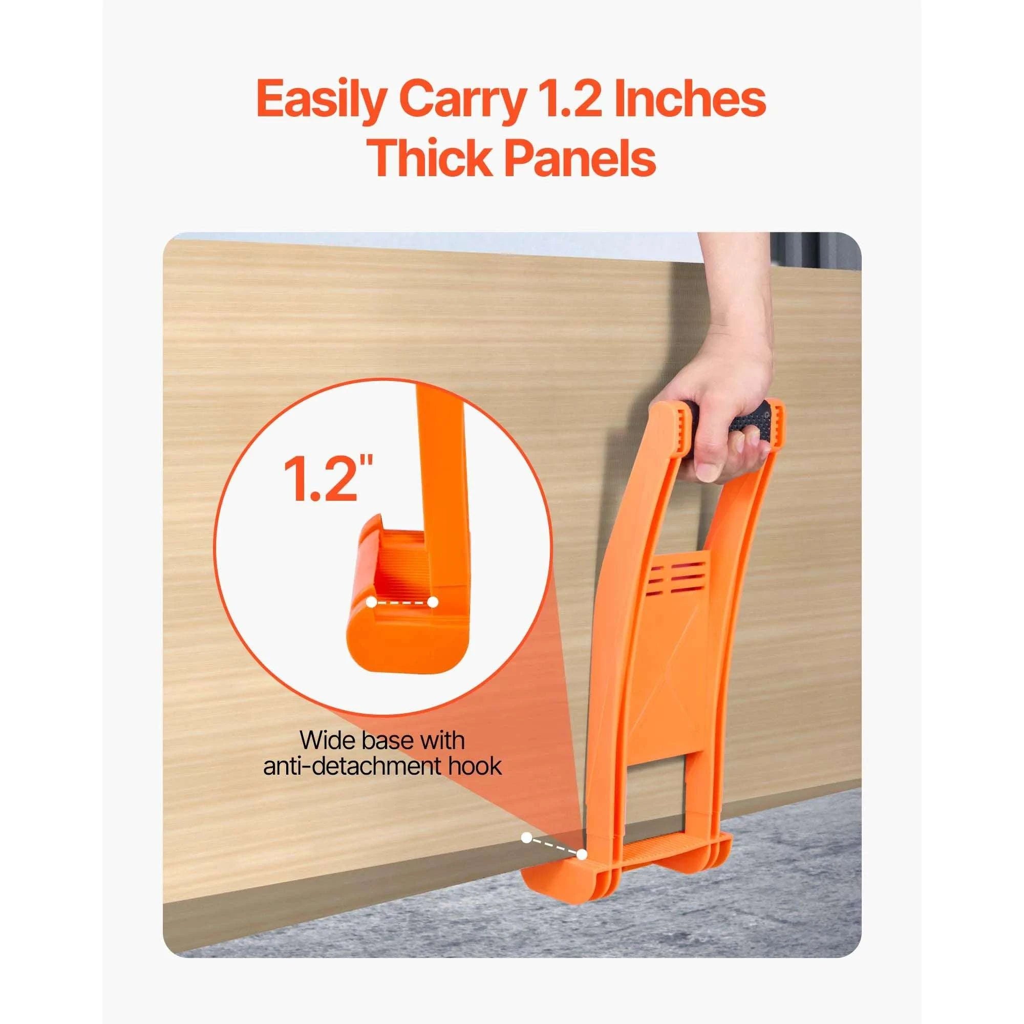 2 Pack Drywall Panel Carrier Handles 176 lbs Capacity Each-2pcs / United States