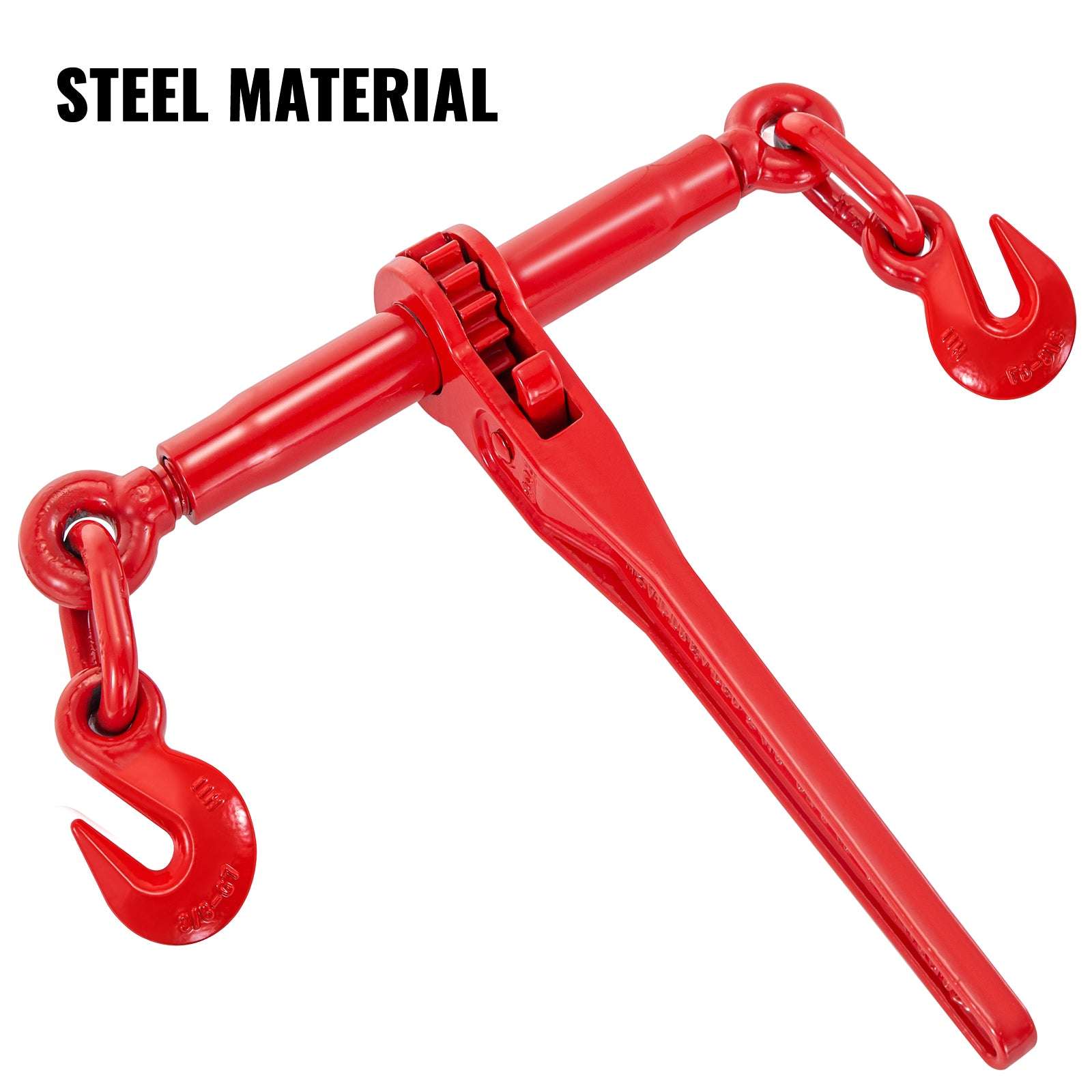 2 Pack Ratchet Chain Load Binder 3/8–1/2 in, 9215 lb Capacity-france