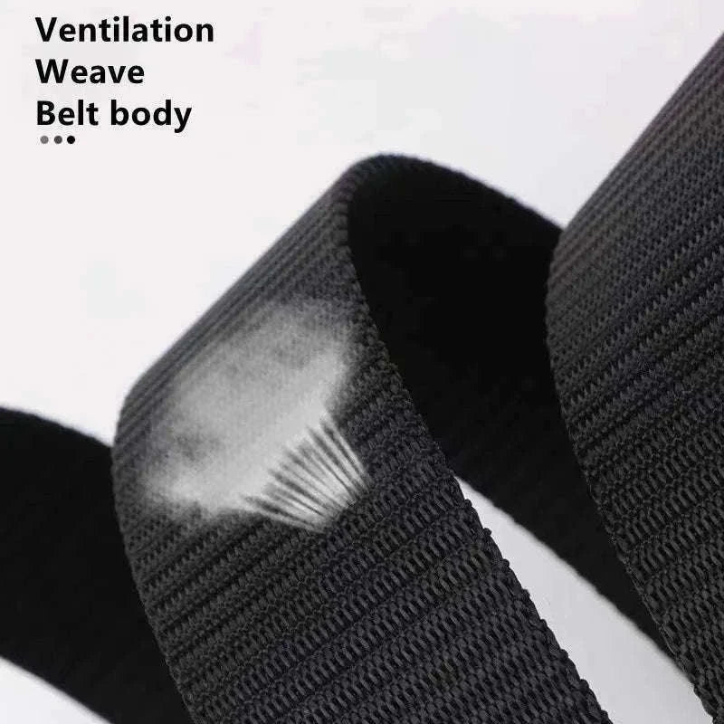 2-Pack Tactical Nylon Belt Set with Automatic Buckle-2PC 03A black / 120cm
