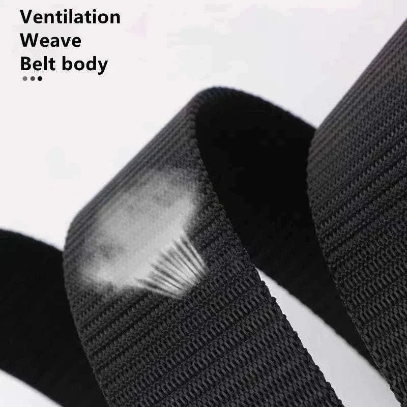 2-Pack Tactical Nylon Belt Set with Automatic Buckle-2PC 03A black / 120cm