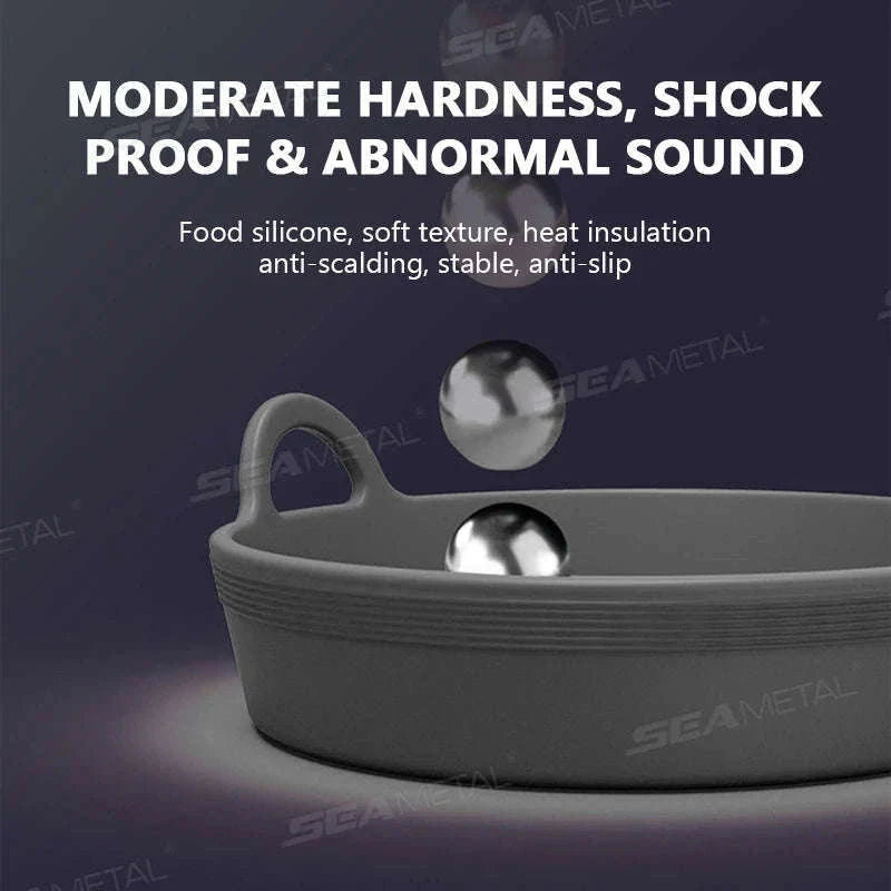 2-Piece Anti-Slip Car Coaster Silicone Drink Holder Pads-Black 2pcs