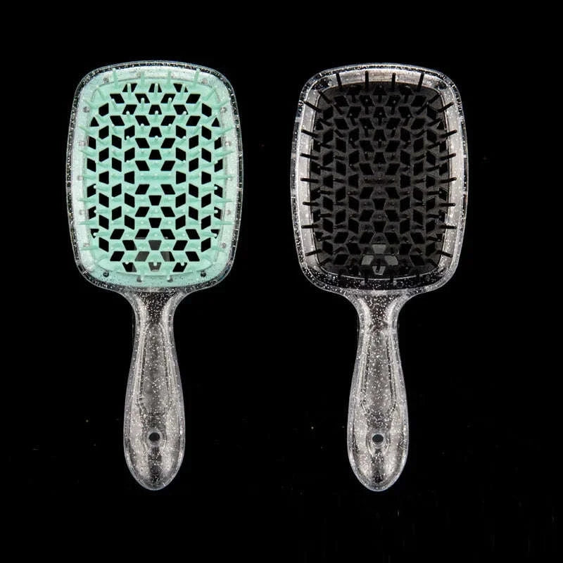 2-Piece Anti-Static Hair Comb Set for Wet & Dry Styling-WS024-B / United States