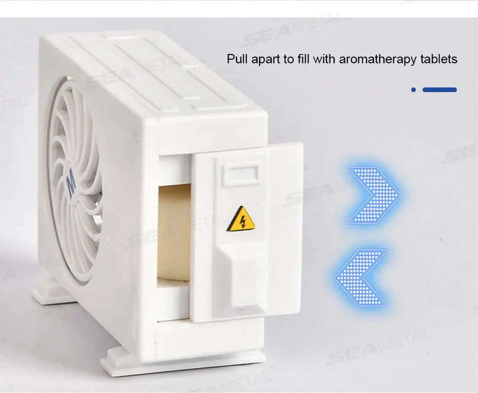 2-Piece Car Air Freshener Solar Rotation Air Vent Diffuser-Lemon scent