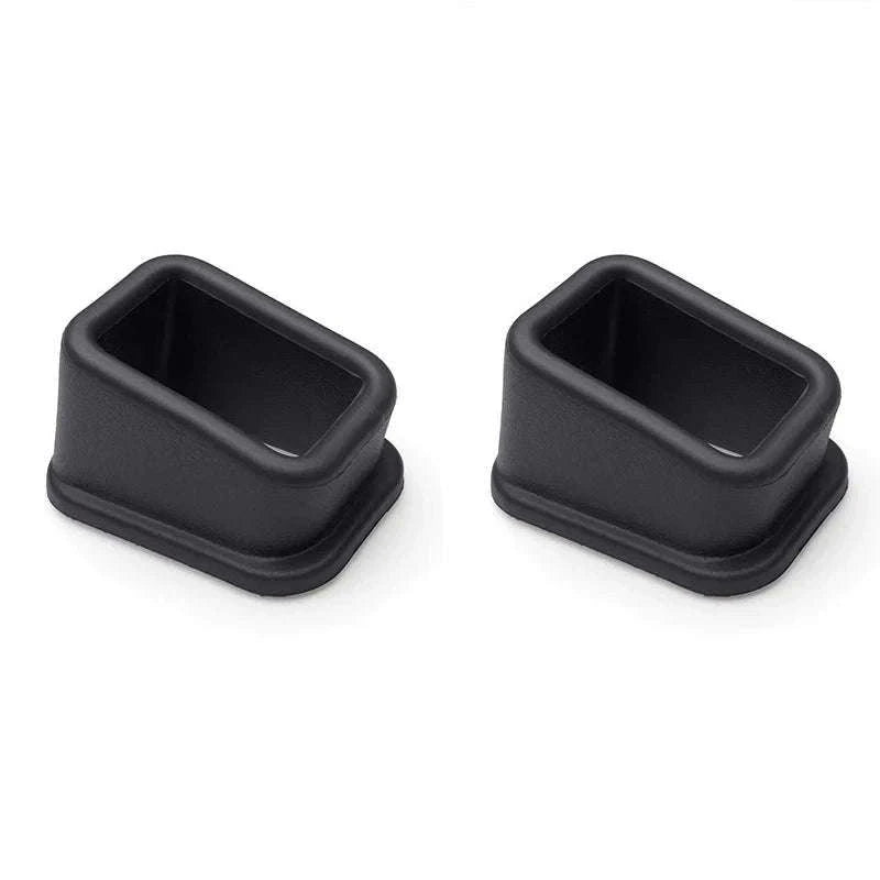 2-Piece Car Seat Belt Buckle Cover-Brown