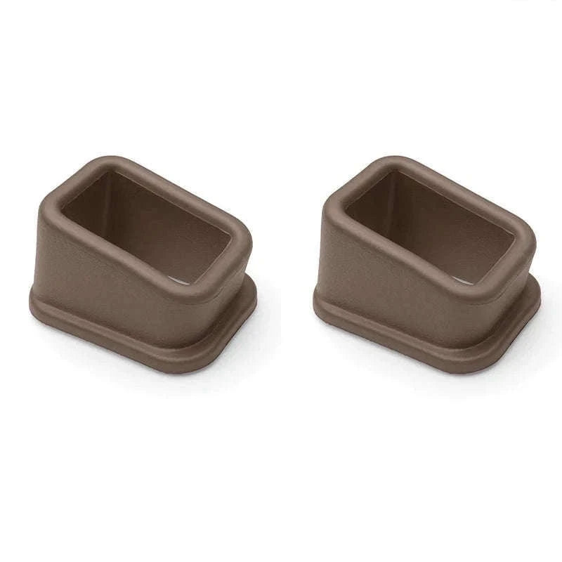 2-Piece Car Seat Belt Buckle Cover-Brown