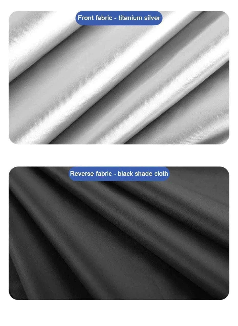 2-Piece Car Side Window Sun Shade Curtain-Back 2pcs