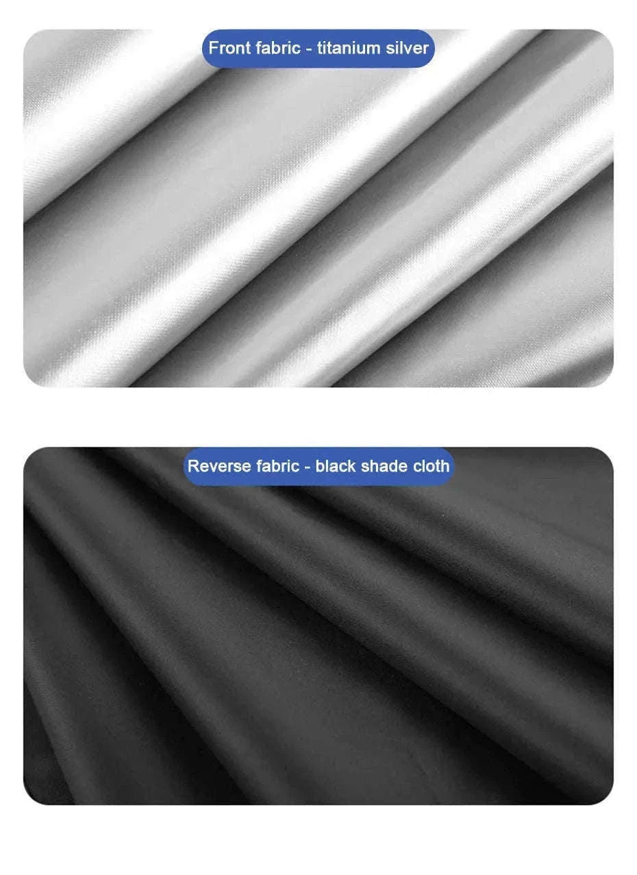 2-Piece Car Side Window Sun Shade Curtain-Back 2pcs