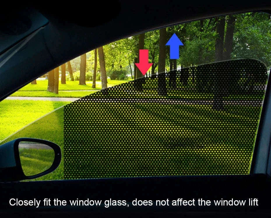 2-Piece Car Side Window Sun Shade Film-63CM
