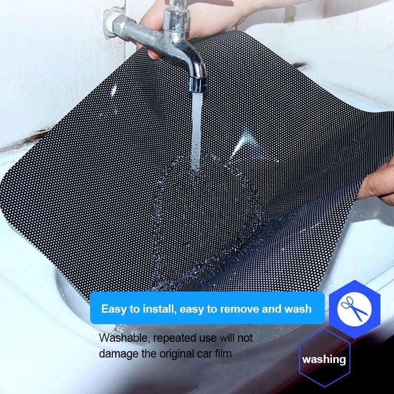2-Piece Car Side Window Sun Shade Film-63CM