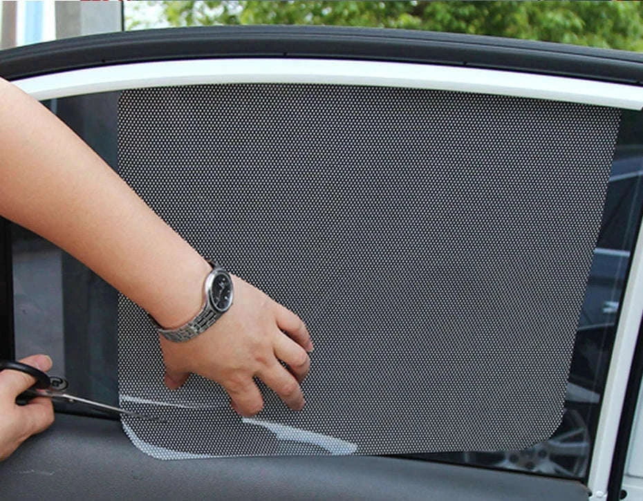 2-Piece Car Side Window Sun Shade Film-63CM